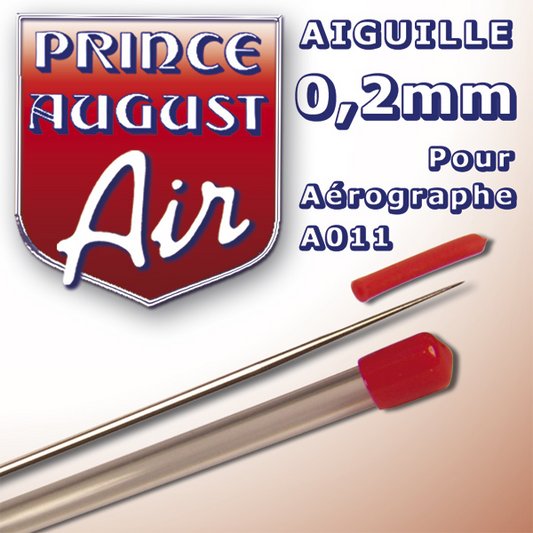 Aiguille 0,2mm pour A011 - AA002 - PRINCE AUGUST