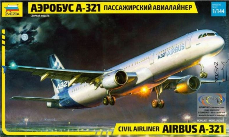 Civil Airliner Airbus A-321 - ZVEZDA 1/144