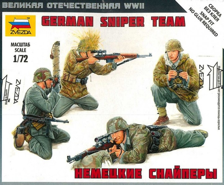 German Sniper Team - ZVEZDA 1/72