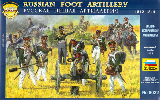 Russian Foot Artillery 1812-1814 - ZVEZDA 1/72