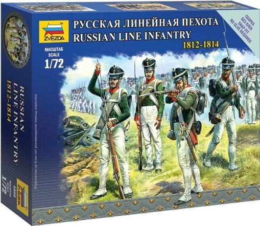 Russian Line Infantry 1812-1814 - ZVEZDA 1/72