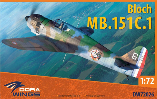 Bloch MB.151C.1 - DORA WINGS 1/72