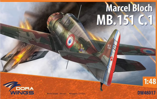 Marcel Bloch MB.151 C.1. - DORA WINGS 1/48