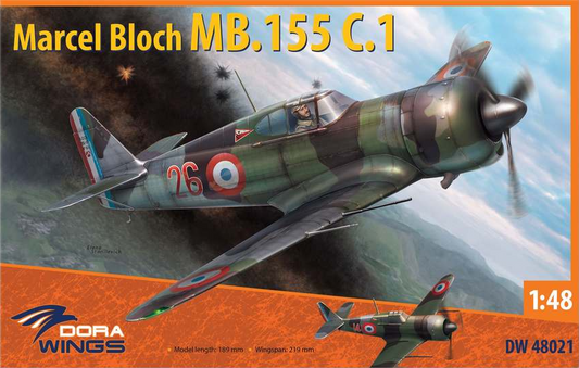 Marcel Bloch MB.155 С.1 - DORA WINGS 1/48