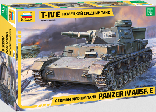 Panzer IV Ausf. E German Medium Tank - ZVEZDA 1/35
