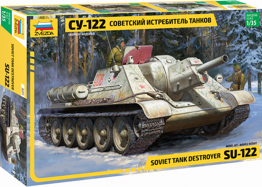 Soviet Tank Destroyer SU-122 - ZVEZDA 1/35
