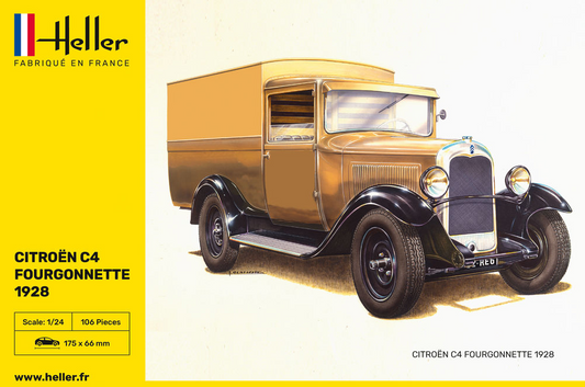 Citroen C4 Fourgonnette 1928 - HELLER 1/24
