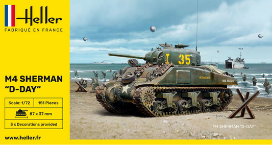 M4 Sherman D-Day - HELLER 1/72
