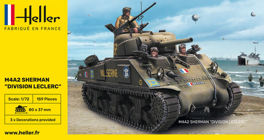 M4A2 Sherman "Division Leclerc" - HELLER 1/72