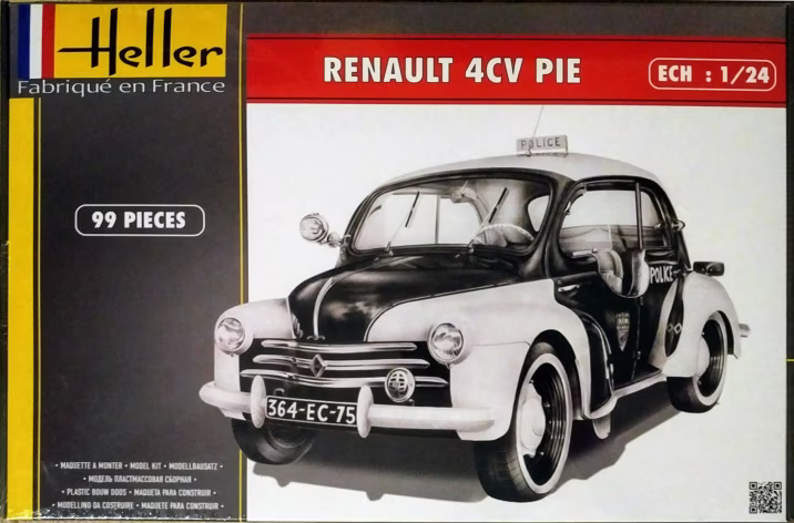 Renault 4CV "Pie" - HELLER 1/24