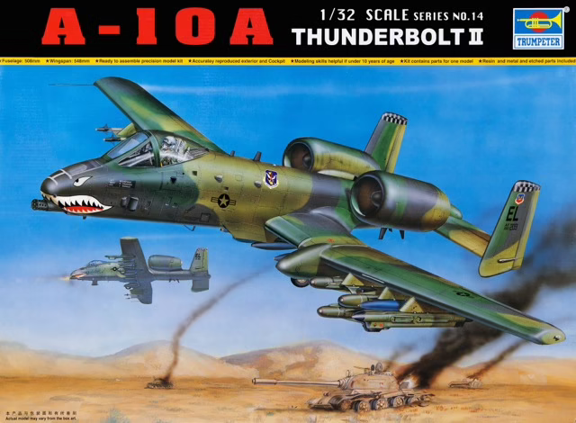 A-10A Thunderbolt II - TRUMPETER 1/32