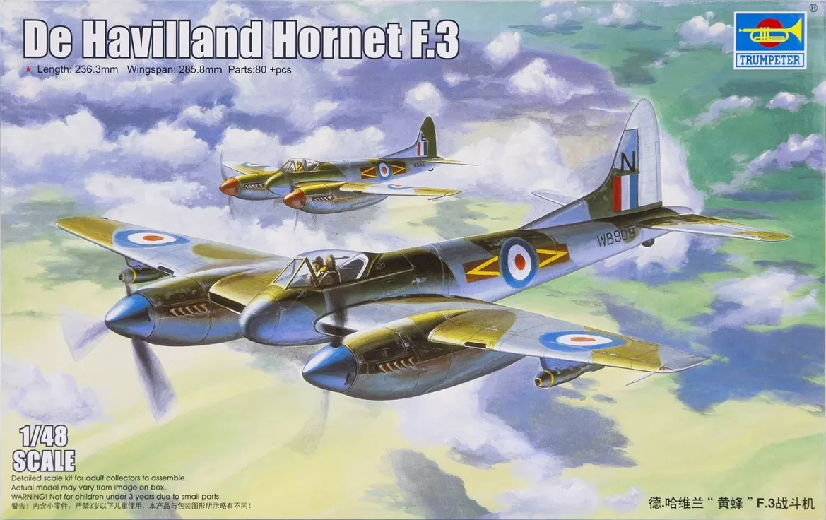 De Havilland Hornet F.3 - TRUMPETER 1/48