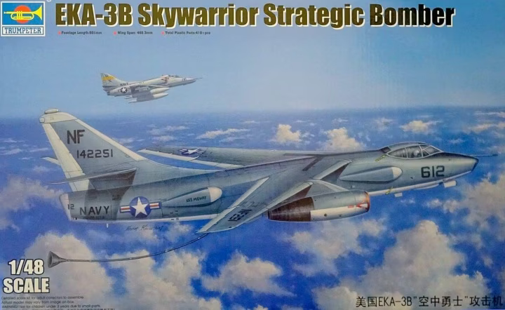 EKA-3B Skywarrior Strategic Bomber - TRUMPETER 1/48