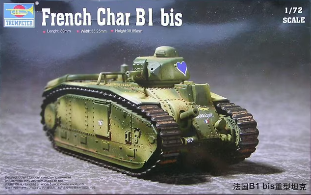 French Char B1 bis - TRUMPETER 1/72