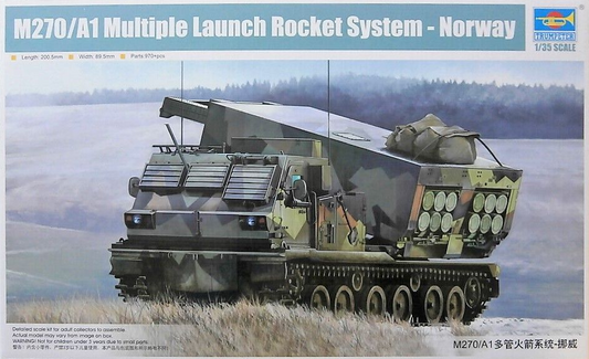 M270/A1 multi-barrel rocket system Norway - TRUMPETER 1/35