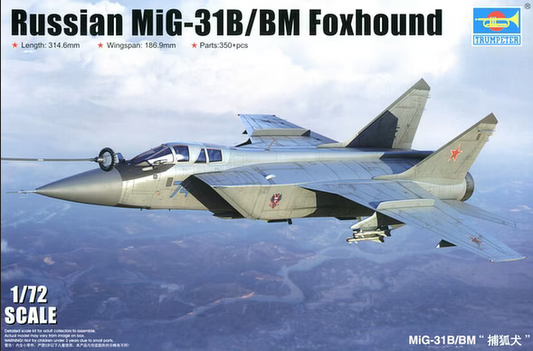 Russian MiG-31B/BM Foxhound - TRUMPETER 1/72
