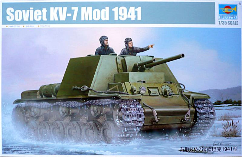 Soviet KV-7 Mod 1941 - TRUMPETER 1/35
