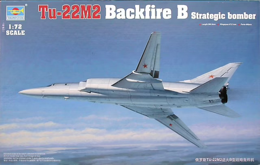 Tu-22M2 Backfire B Strategic Bomber - TRUMPETER 1/72