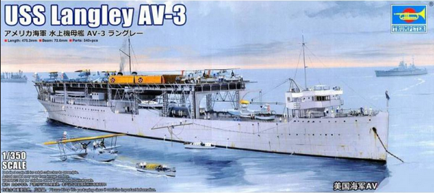 USS Langley AV-3 - TRUMPETER 1/350