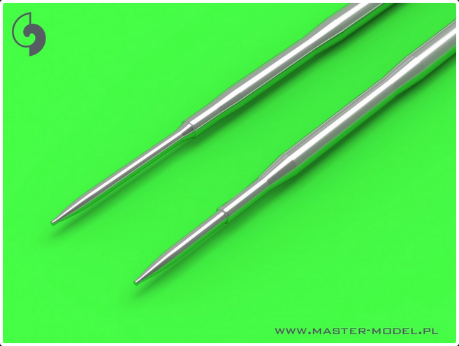 MiG-17A/P/F (Fresco A, B, C) - 37mm and 23mm gun barrels set & Pitot Tubes - MASTER MODEL 32-069