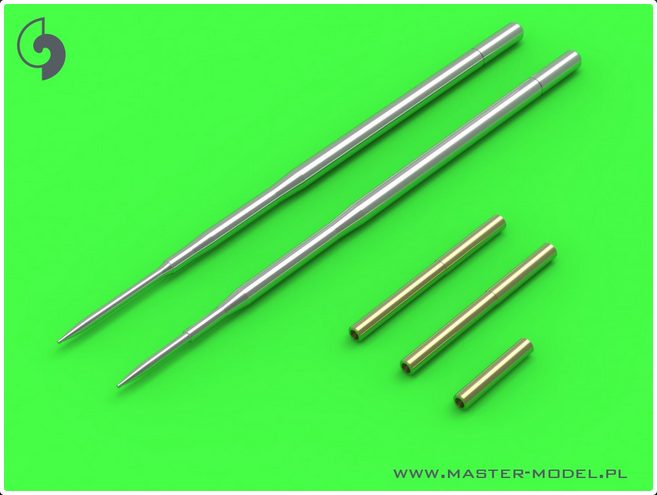 MiG-17PF (Fresco D) - 23mm gun barrels set & Pitot Tubes - MASTER MODEL 32-070