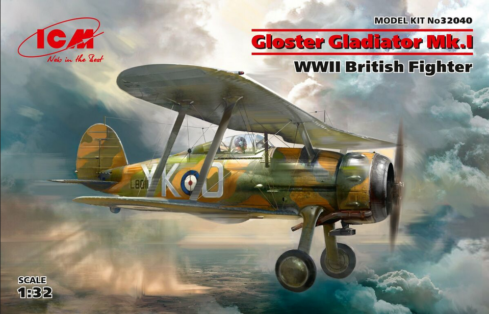 Gloster Gladiator Mk.I - WWII British Fighter - ICM 1/32