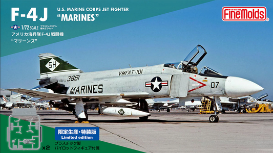 U.S. Marine Corps Jet Fighter F-4J "Marines" (First Limited Edition) - FINEMOLDS 1/72