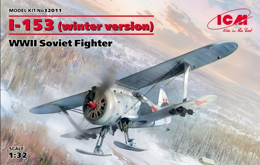 I-153 (winter version) WWII Soviet Fighter - ICM 1/32