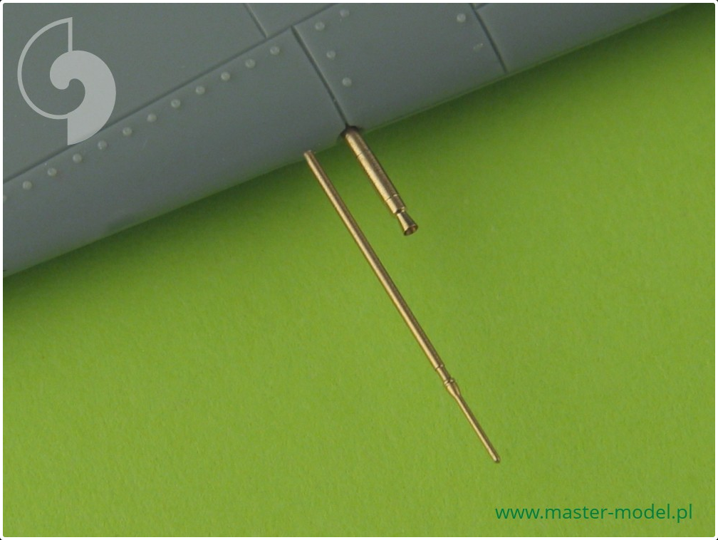 Fw 190 A2 - A5 Armament Set & Pitot Tube MG17, MG FF, MG151 Barrel Tips - MASTER MODEL 72-012