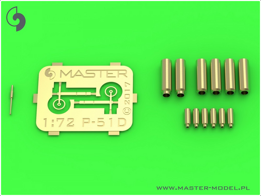 P-51D Mustang - armament & gunsight detail set - MASTER MODEL 72-126