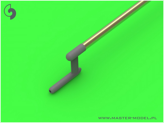 US WWII Pitot Tube - "L shape" type probe (1 pc) - use on export versions of US aircrafts (e.g. P-35, P-36, P-40, T-6, B-339) - MASTER MODEL 72-147