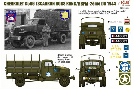 Chevrolet G7107 WWII Army Truck (Edition Limitée) - ICM 1/35