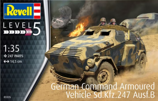 German Command Armoured Vehicle Sd.Kfz.247 Ausf.B - REVELL 1/35