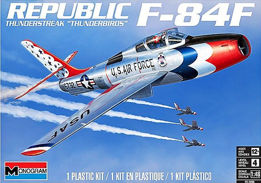 Republic F-84F Thunderstreak "Thunderbirds" - MONOGRAM / REVELL 1/48