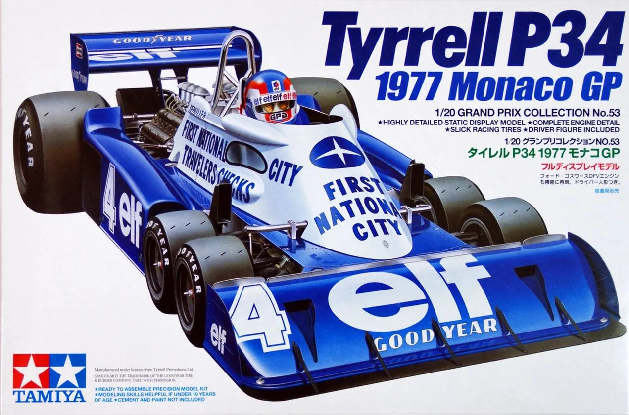 Tyrrell P34 1977 Monaco GP - TAMIYA 1/20