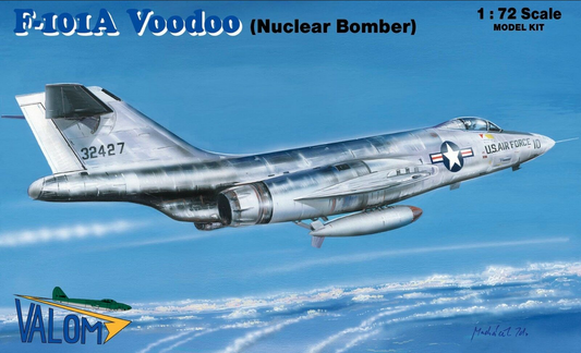 McDonnell F-101A Voodoo + Mk.7 nuclear bomb - VALOM 1/72