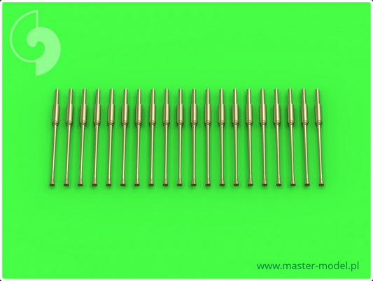 Bofors 40 mm - air-cooled gun barrels (20pcs) - used on many ships (HMS Roberts and many more) - MASTER MODEL SM-350-081
