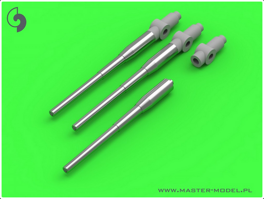 USS Alaska/Guam armament - 12in (9pcs), 5in (12pcs) barrels with resin mounts (for Hobby Boss kit) - MASTER MODEL SM-350-099
