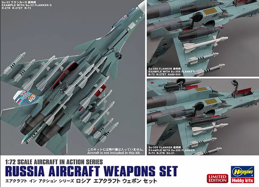Russia Aircraft Weapons Set - Edition Limitée - HASEGAWA 1/72