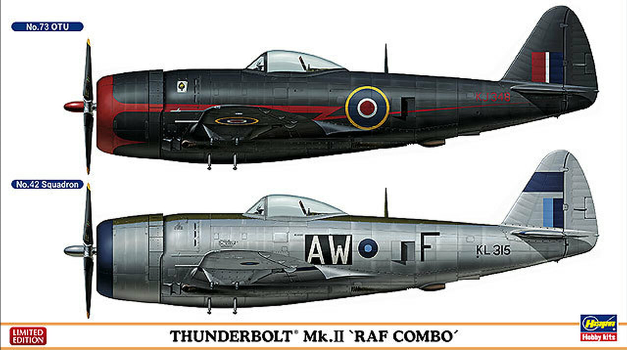 Thunderbolt Mk.II "RAF Combo" - Edition Limitée - HASEGAWA 1/72
