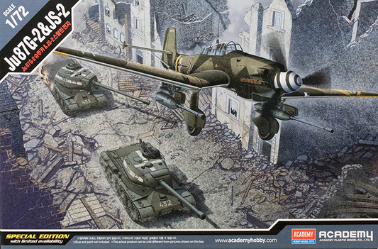 JU 87B-2 Stuka + JS-2 (2 Kits Complets) - ACADEMY 1/72