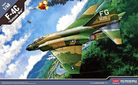 F-4C Phantom II "Vietnam War" - ACADEMY 1/48