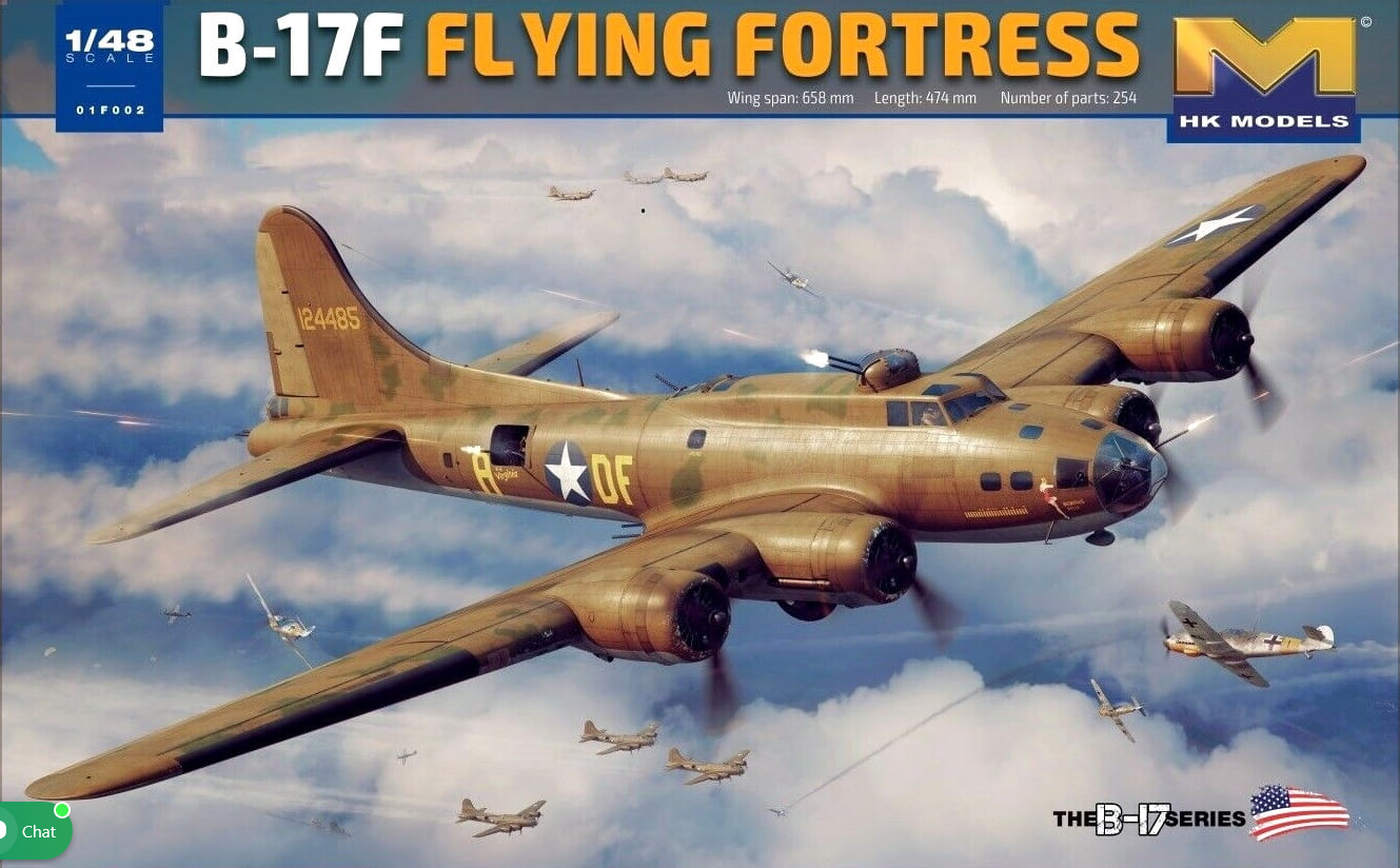 B-17F Flying Fortress - HK MODELS 1/48