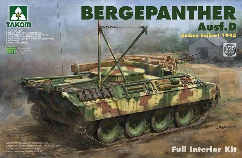 Bergepanther Ausf.D Umbau Seibert 1945 - TAKOM 1/35
