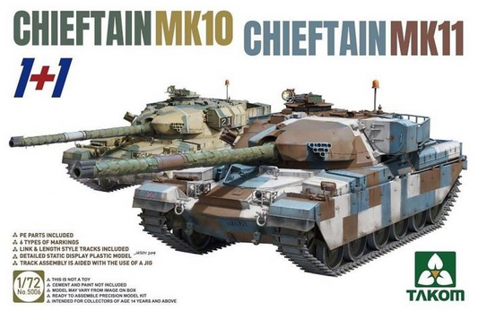 Chieftain MK 10 & Chieftain MK 11 - TAKOM 1/72