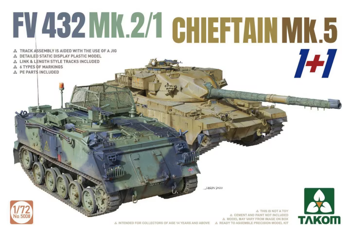 FV432 Mk.2/1 & Chieftain Mk.5 - TAKOM 1/72