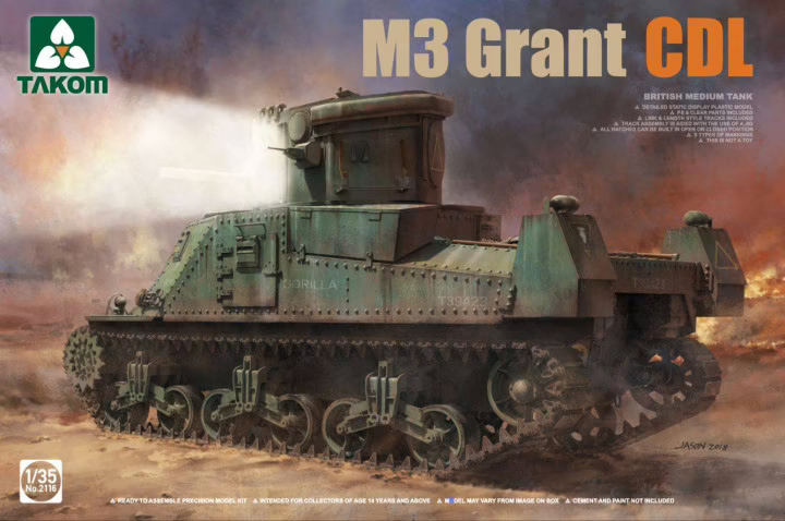 M3 Grant CDL - TAKOM 1/35
