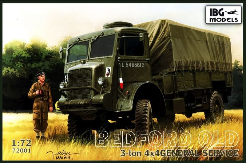 Bedford QLD 3-ton 4x4 General Service - IBG MODELS 1/72