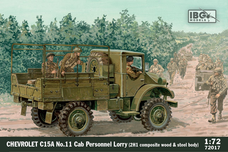 Chevrolet C15A No.11 Cab Personnel Lorry (2H1 composite wood & steel body) - IBG MODELS 1/72
