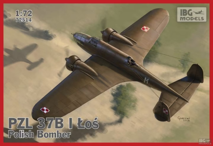 PZL 37B I Łoś Polish Medium Bomber - IBG MODELS 1/72